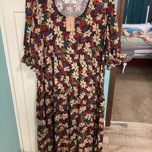 NATURAL LIFE Floral Maxi Dress